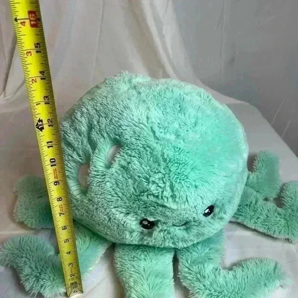 Stuffed Animal - Large Squishable Mint Octopus - Picture 8 of 8